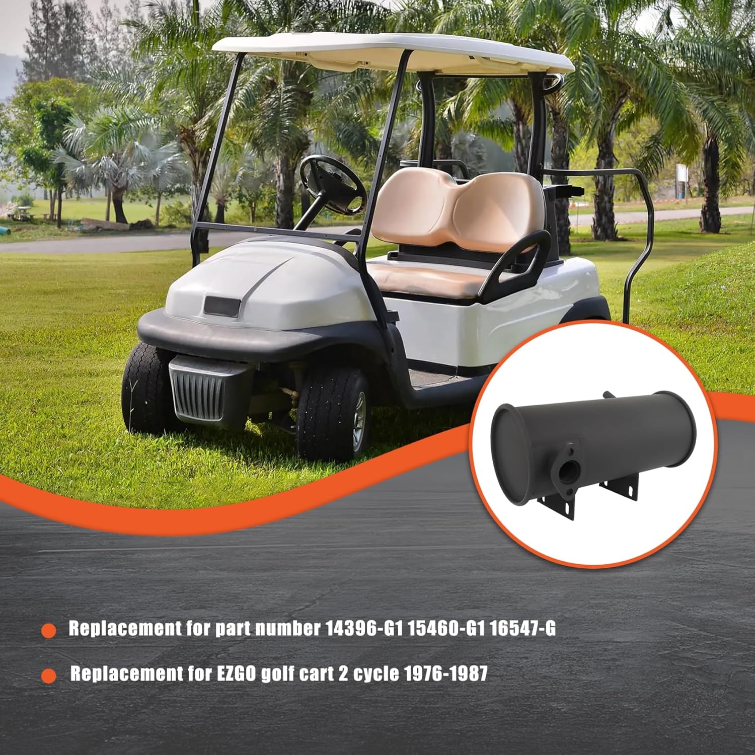 labwork Engine Parts Replacement for EZGO Golf Cart 1976-1987 2 Cycle 14396-G1 15460-G1