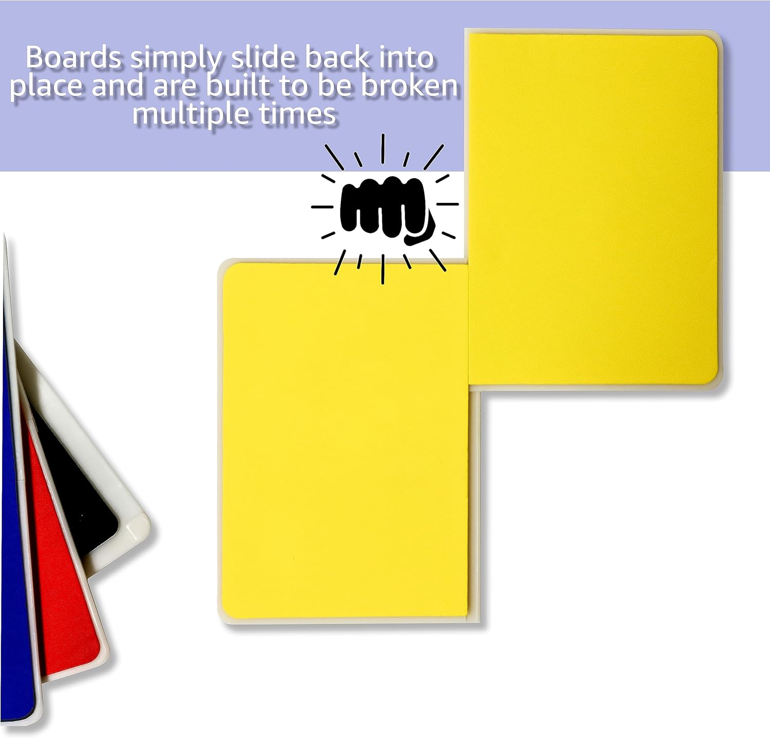 Trademark Innovations Martial Arts Training Equipment Breaking Boards Set Karate Boards for Breaking Taekwondo Breaking Boards 4 Levels of Difficulty