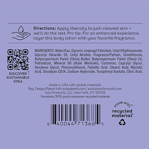 Miniatura 41 de eos Shea Better - Loción corporal para piel sensible, cuidado de la piel con humedad de 48 horas, para piel seca, loción corporal sin fragancia