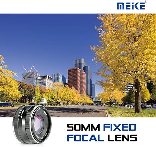 Miniatura 5 de Meike - Lente F2.0 de 1.969 in - Lente APS-C de gran apertura, enfoque manual, compatible con cámaras Sony E Mount sin espejo A6XXX y 7XXX Series