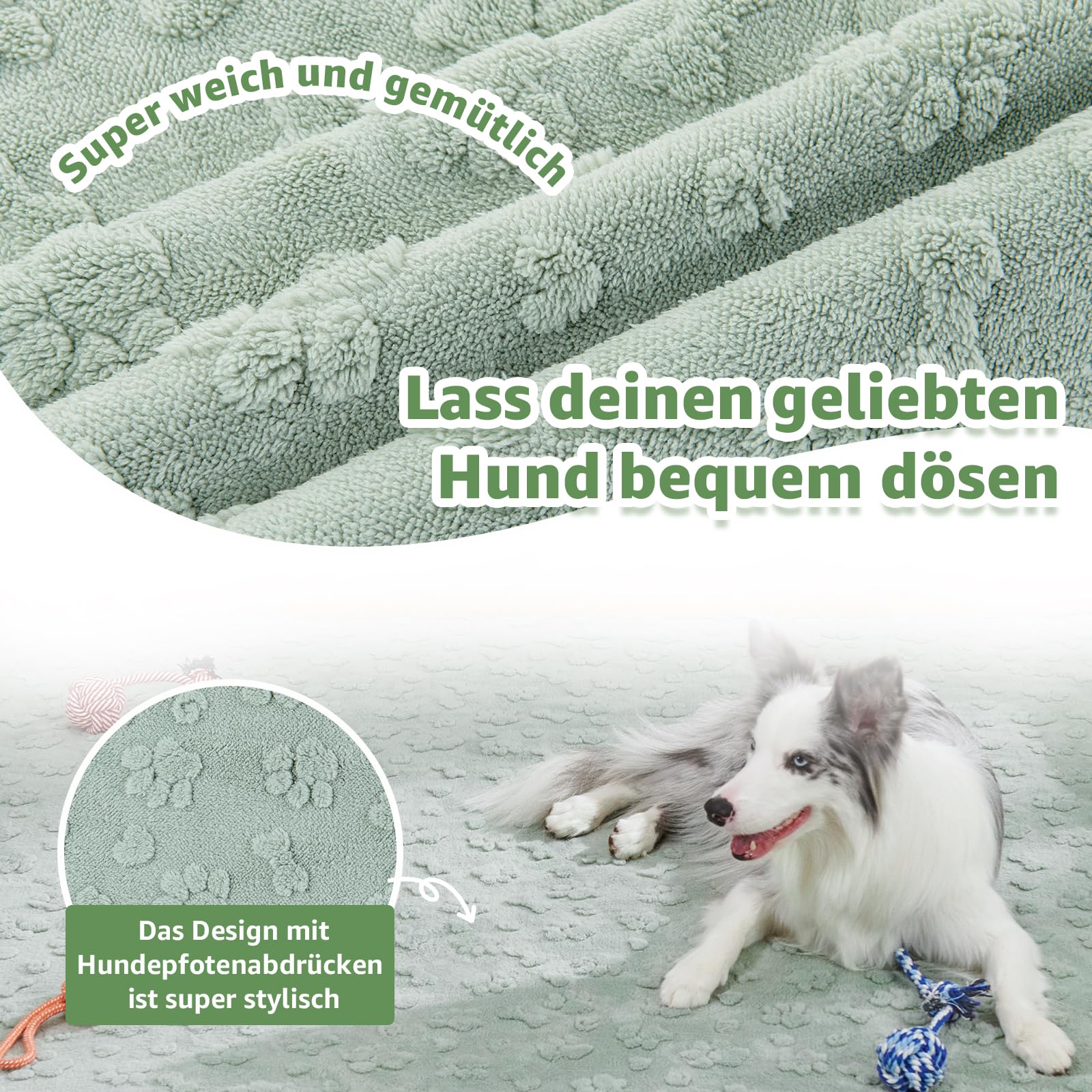 Super - Tappetino assorbente per cuccioli, morbido per cani PIPI opaco, impermeabile, per cani e porcellini d'India