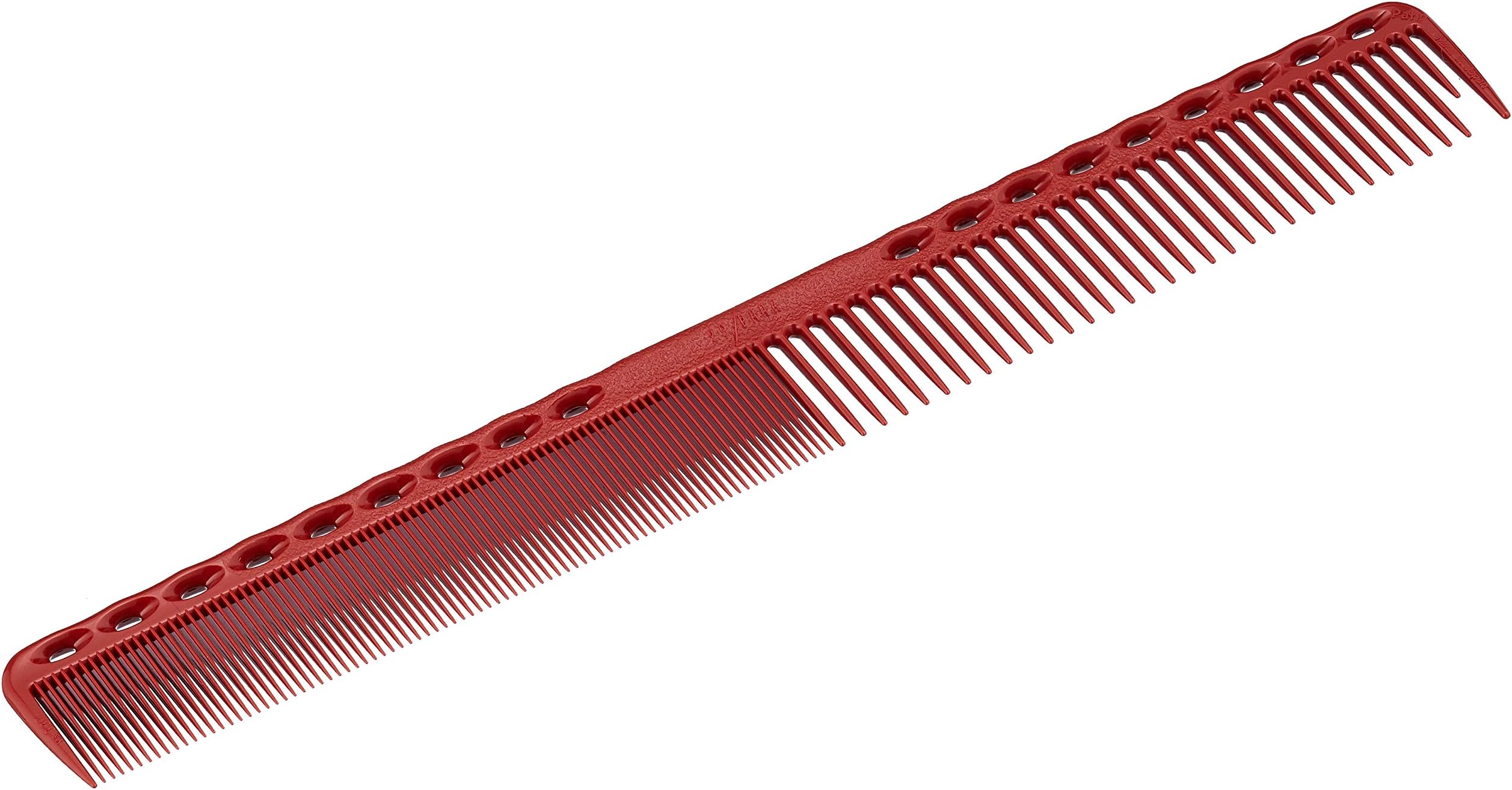 YS Park 331 Fine Cutting Comb (Extra Super Long) - Red