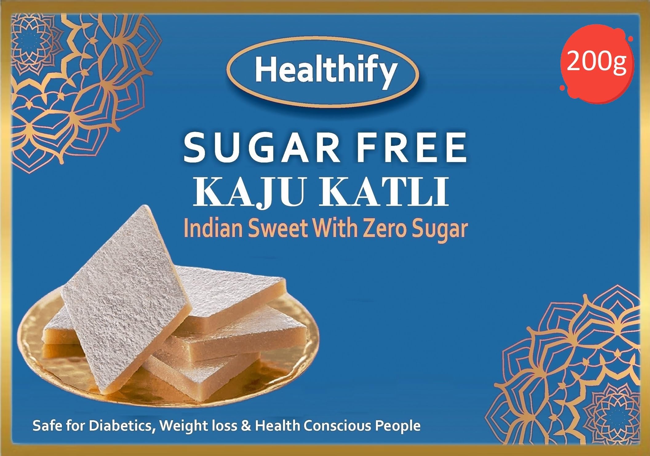 Healthify Sugar Free Premium Kaju Katli (B0CTKXRXV1) Amazon Price History, Amazon Price Tracker