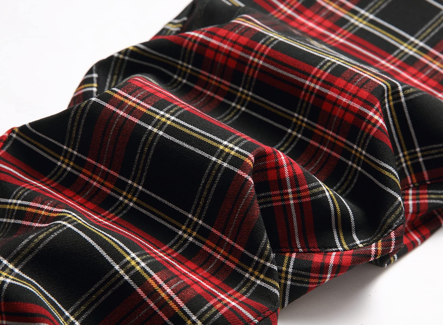 NOVOCCT Plaid Panst - Pantalones de Vestir Ajustados para Hombre, elásticos, Ajustados, Informales, de Negocios, Pantalones Chinos para Hombre