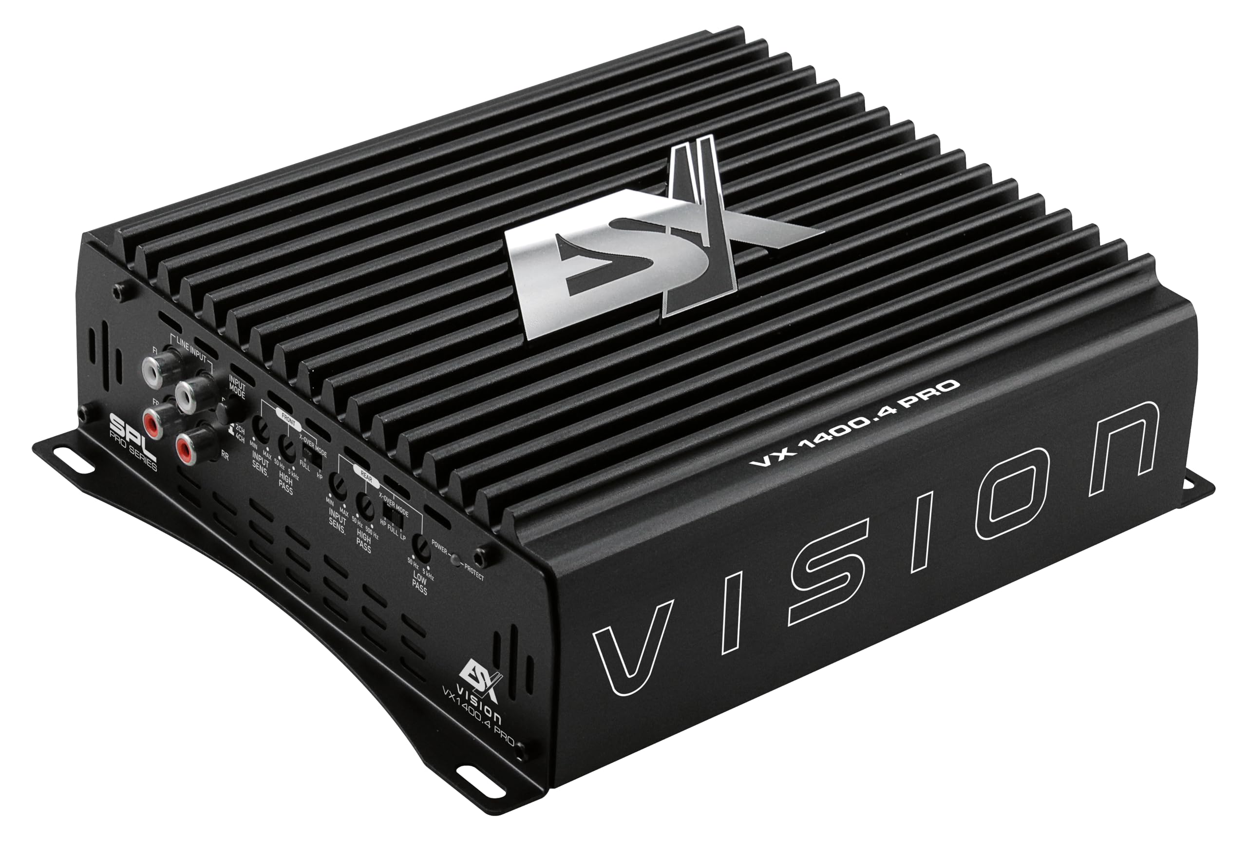 ESX VX1400.4Pro - 4-Kanal Ultra Class D Digital Car-HiFi Verstärker mit 4 x 200/350 Watt RMS @ 4/2 Ω | Extreme Leistung für sehr potente Front- und Heck- Autolautsprecher