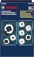 Vista 4 de Juego de plantillas guía para router de 8 piezas Bosch RA1128