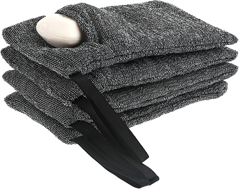 Buchas de banho em saco de nylon DIVINA VITAE com cordão, Pacote com 4