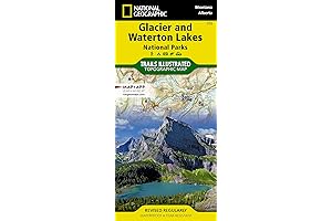 Glacier and Waterton Lakes National Parks Map: For Adventurous Hikers