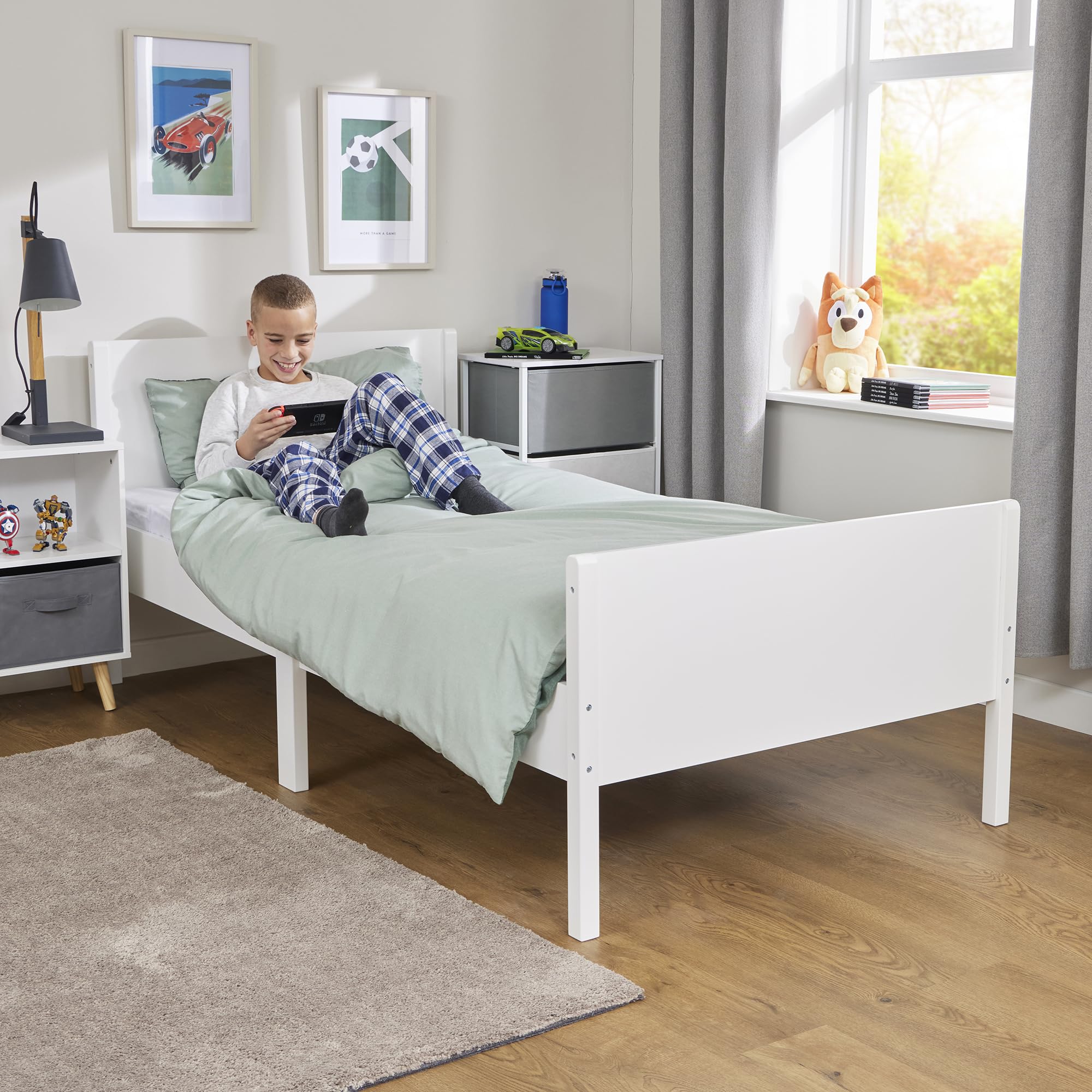 Liberty House Toys Kids Single Bed White Wood