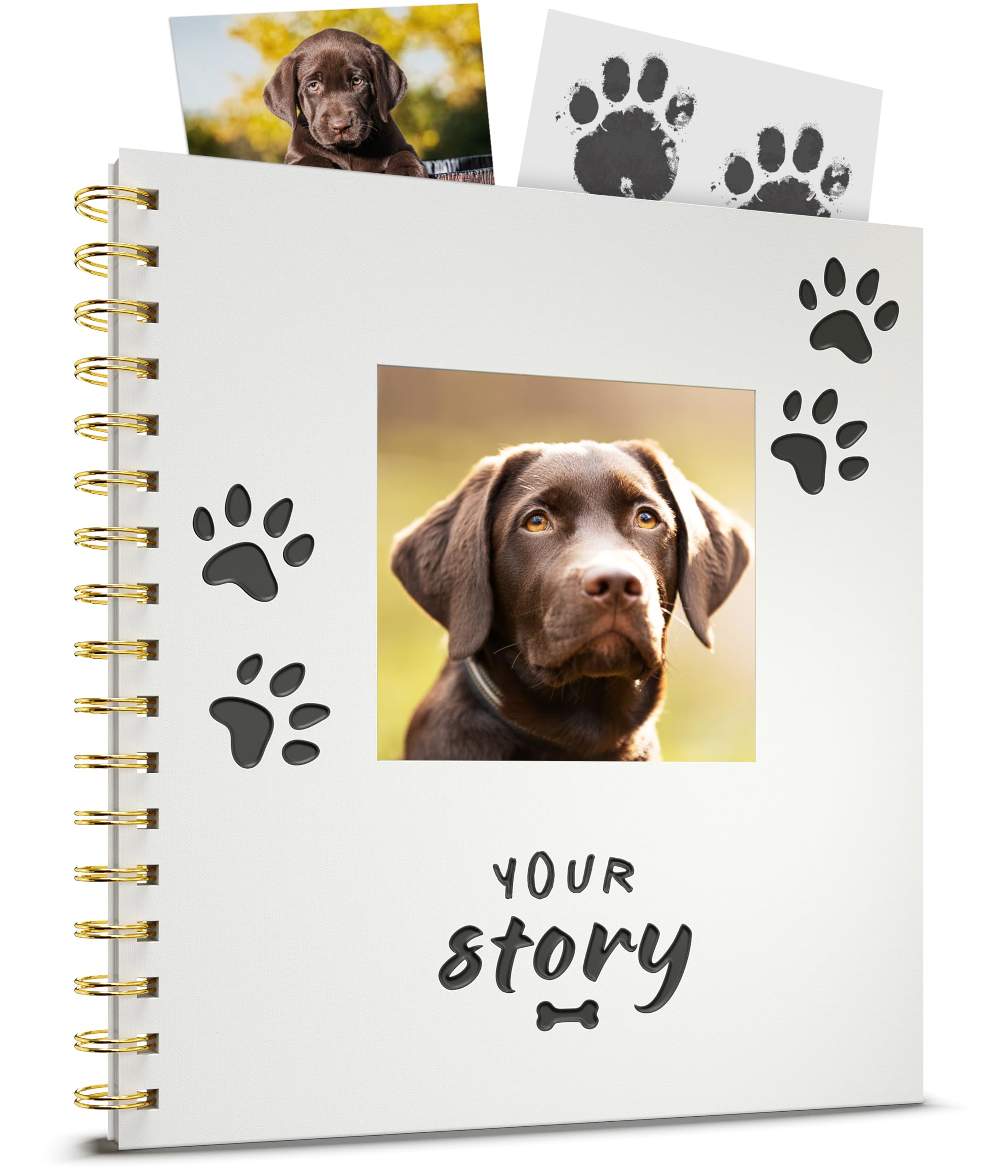 New Puppy Gift | Dog Memory Book & Keepsake Photo Album - Gifts For New Puppy Owners & Dog Lovers | Planner Keepsake Diary Scrapbook