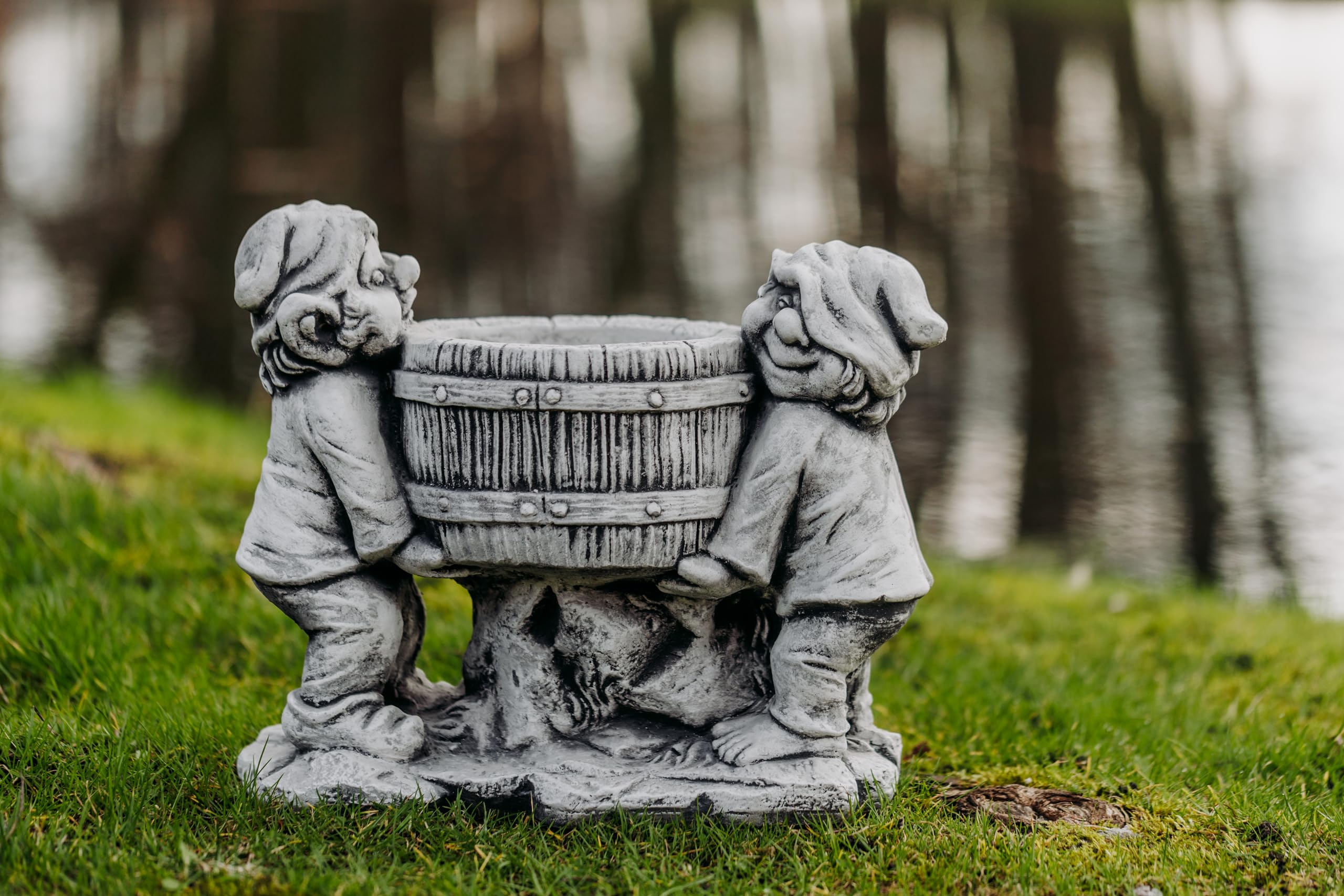 Nano da giardino per esterno in terracotta statua gnomo simpatico h 32 cm | Leroy Merlin