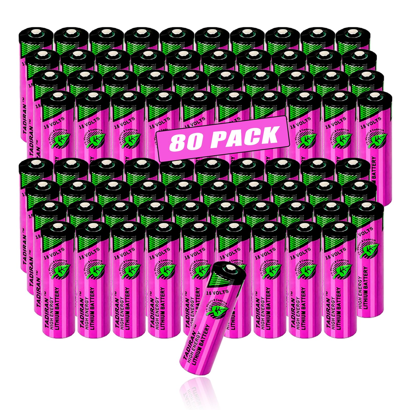 80-Pack TL-5903 3 6V AA Lithium Battery 2400mah for SL-360 S7-400 ER14505 TL-2100 TL-5903 s 6ES7971-0BA00 Back-up Battery