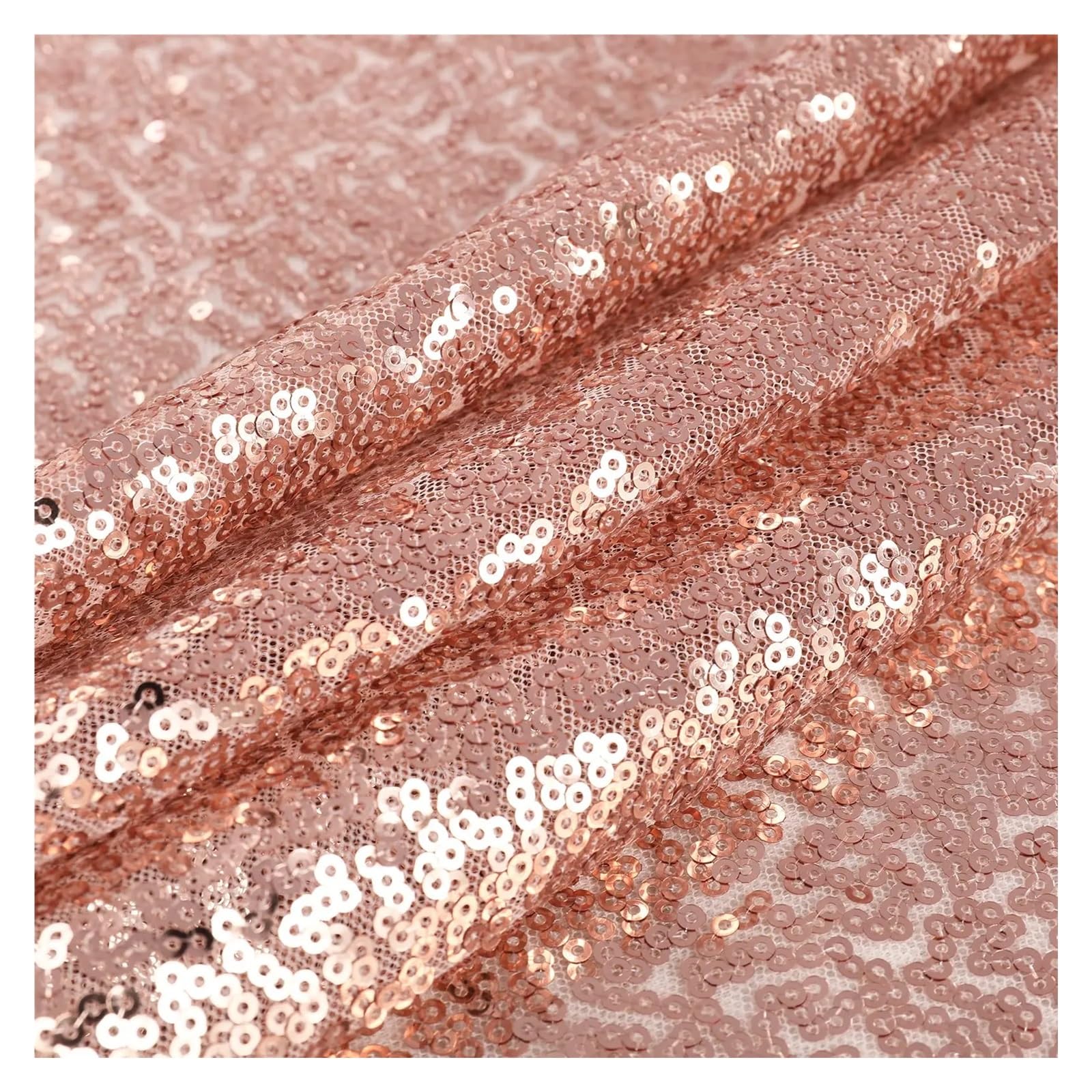 10 Stück Tischläufer Hochzeit Gold Glitzer Tischläufer, Vintage Tischdeko für Weihnachten Esszimmer Geburtstagsfeier (Rosa, 10 Stück 30 x 275 cm)