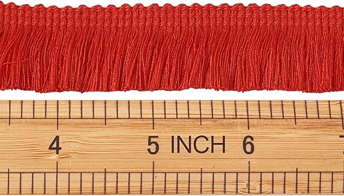 Miniatura 94 de KISSITTY Cinta de encaje de fibra de poliéster de 27 yardas para coser vestidos, ropa, manualidades, decoración del hogar, color marrón coco