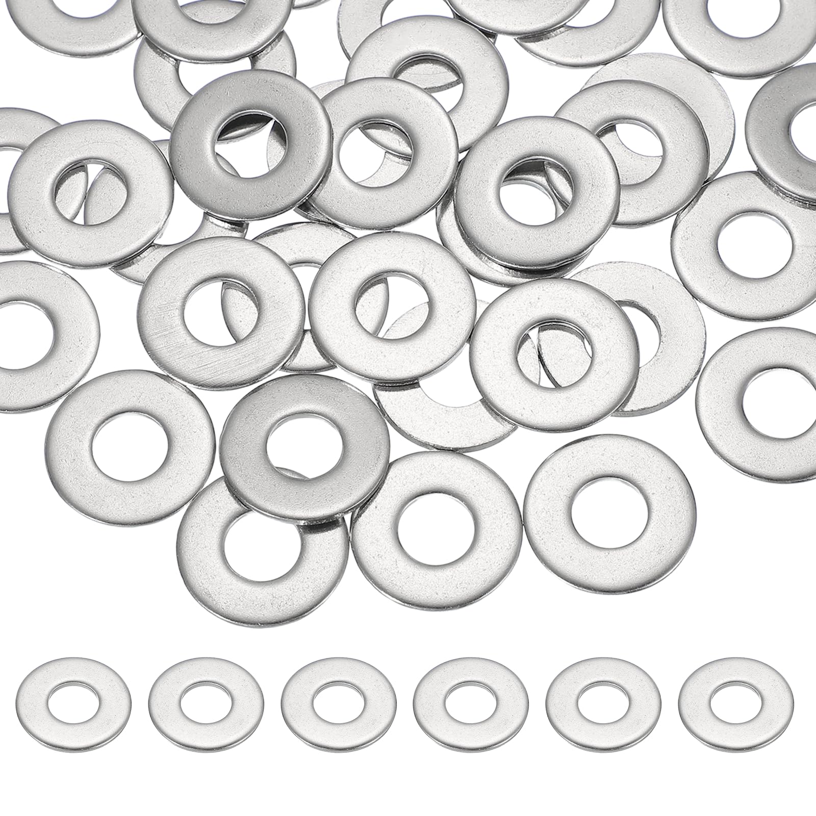 PATIKIL M10 x 25mm Metal Screw Washers Set, 36Pcs 304 Stainless Steel Flat Washers for Screws Bolts Factories Home Outdoor Projects