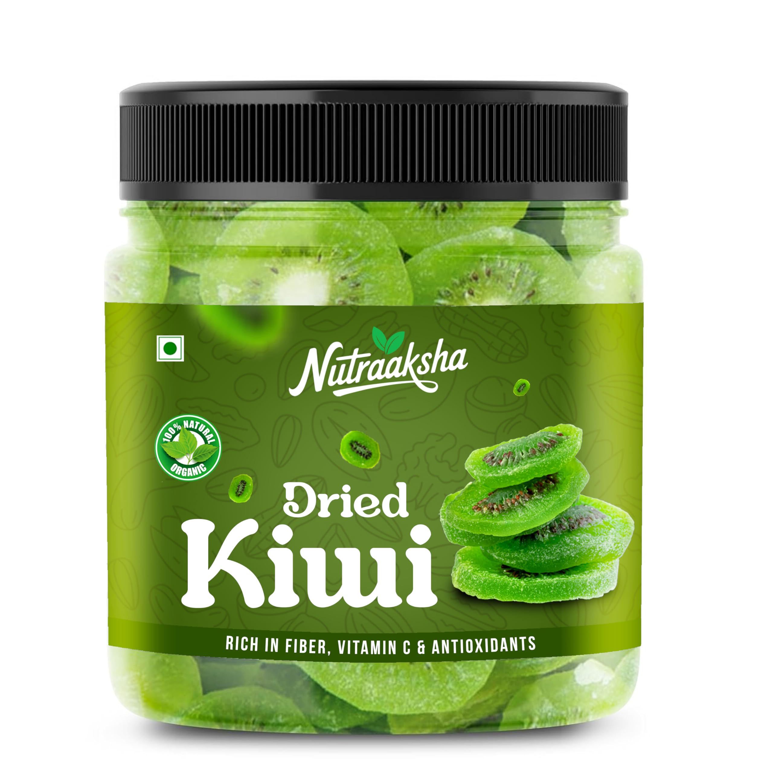 Nutraaksha Tasty & Healthy Dried Kiwi Slices, 500g | Naturally Sweet Kiwi Fruit Snack | Rich in Vitamins & Minerals | Wholesome Dried Fruit for Daily Snacking, Baking & Desserts-image-19