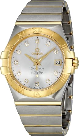 Omega Mens 123.20.35.20.52.002 Silver Dial Constellation Watch