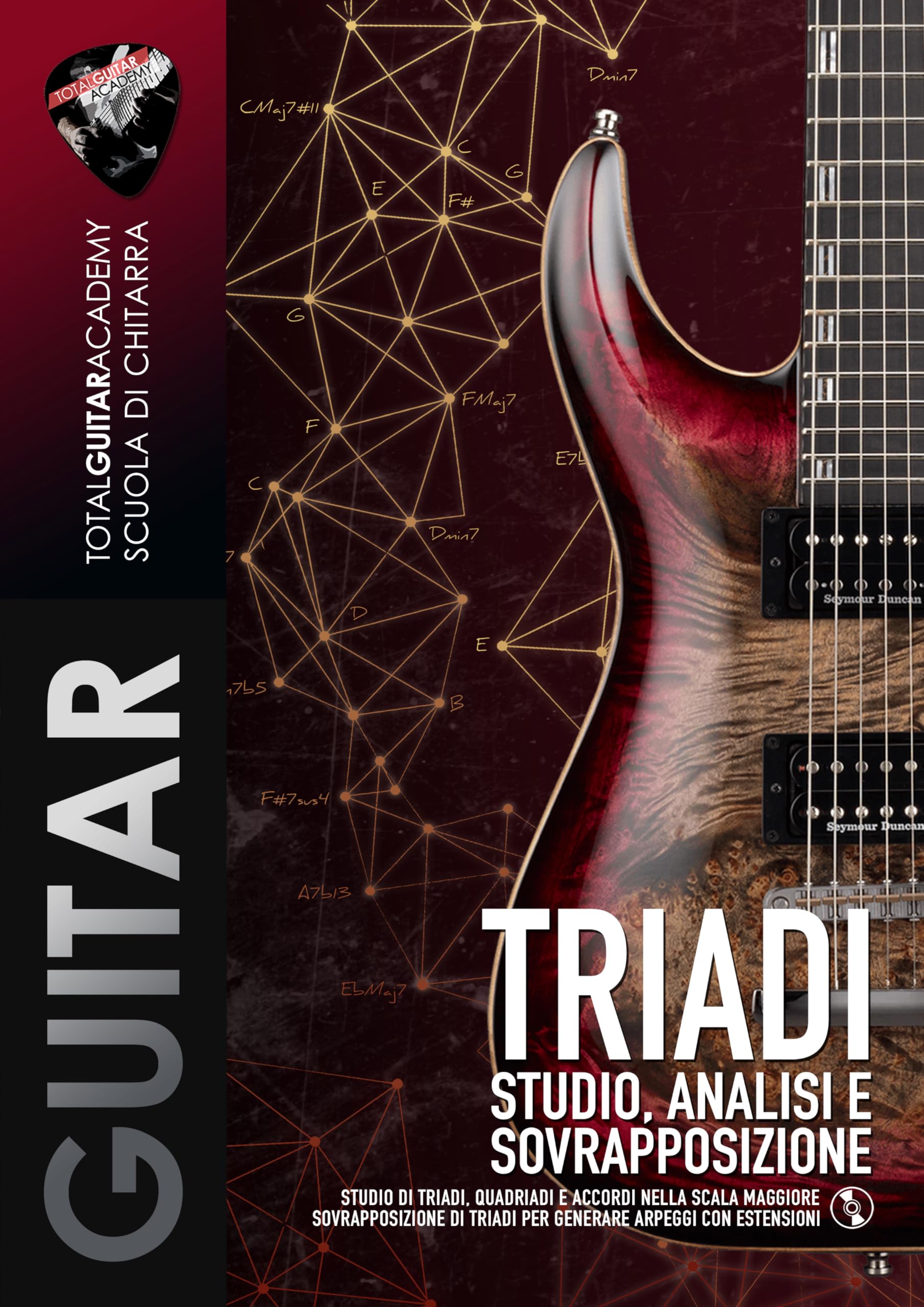 Accords triades guitare gamme majeure livre d'analyse harmonique de partitions