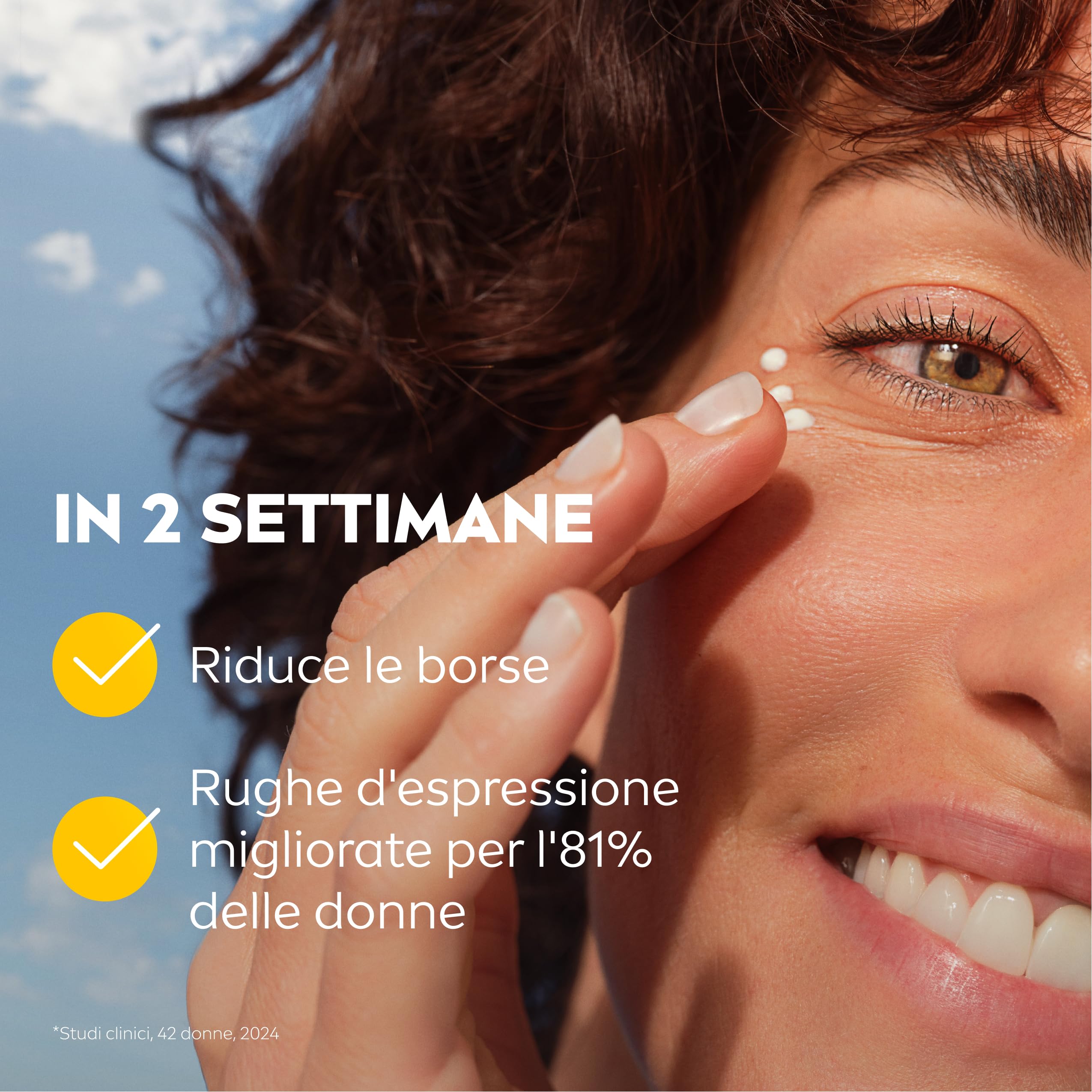 NIVEA Q10 Anti-Rughe Contorno Occhi Illuminante 15 ml Coenzima Q10 Vitamina C Glycostop