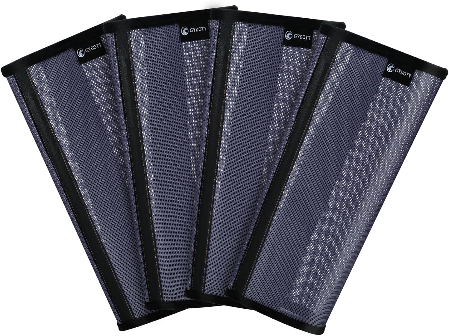 Horse Fly Boots Set of 4 - Upgrade Mesh Horse Leggins with Leather Frame, Leg Fly Protection (Medium, Pink)