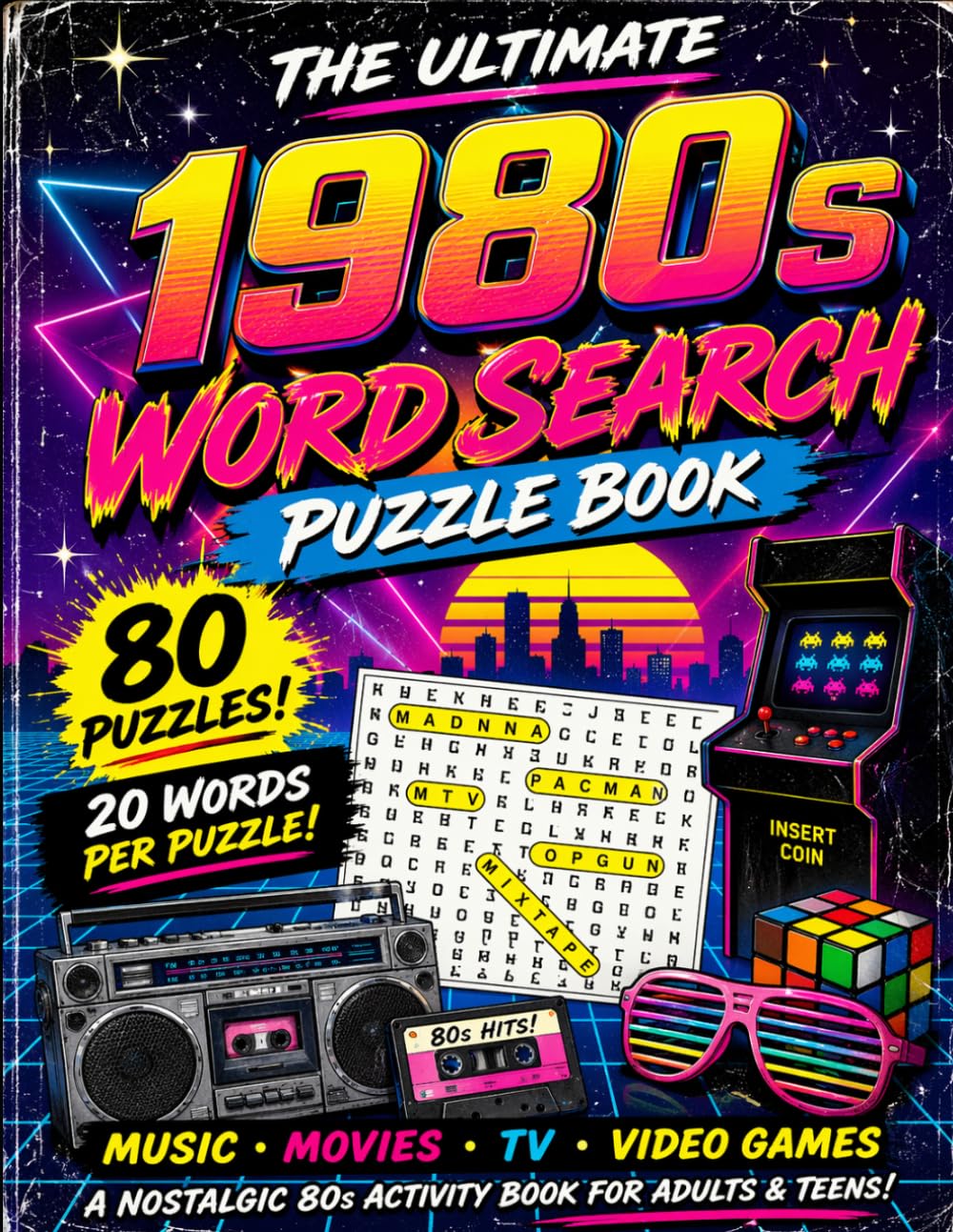 The Ultimate 1980's Word Search Puzzle Book