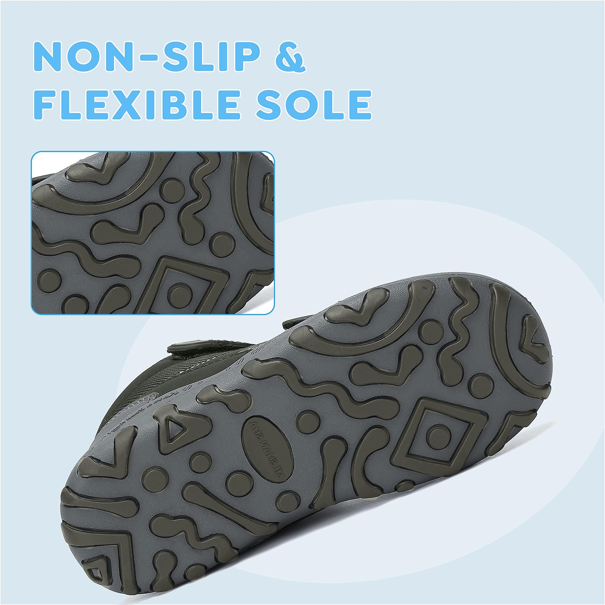 Mishansha Chaussures Randonnée pour Enfants Antidérapant Montagne Trekking Chaussures Taille 24-38 EU