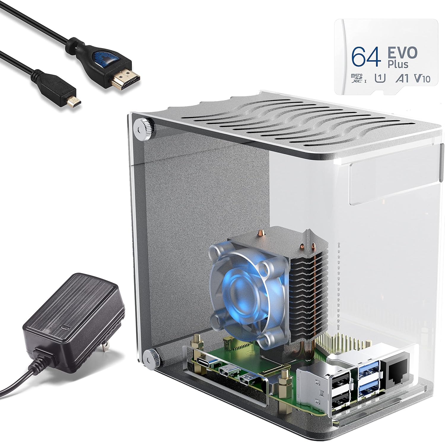 Amazon.com: Vilros Raspberry Pi 4 Desktop PC- A Fully Assembled & Ready ...