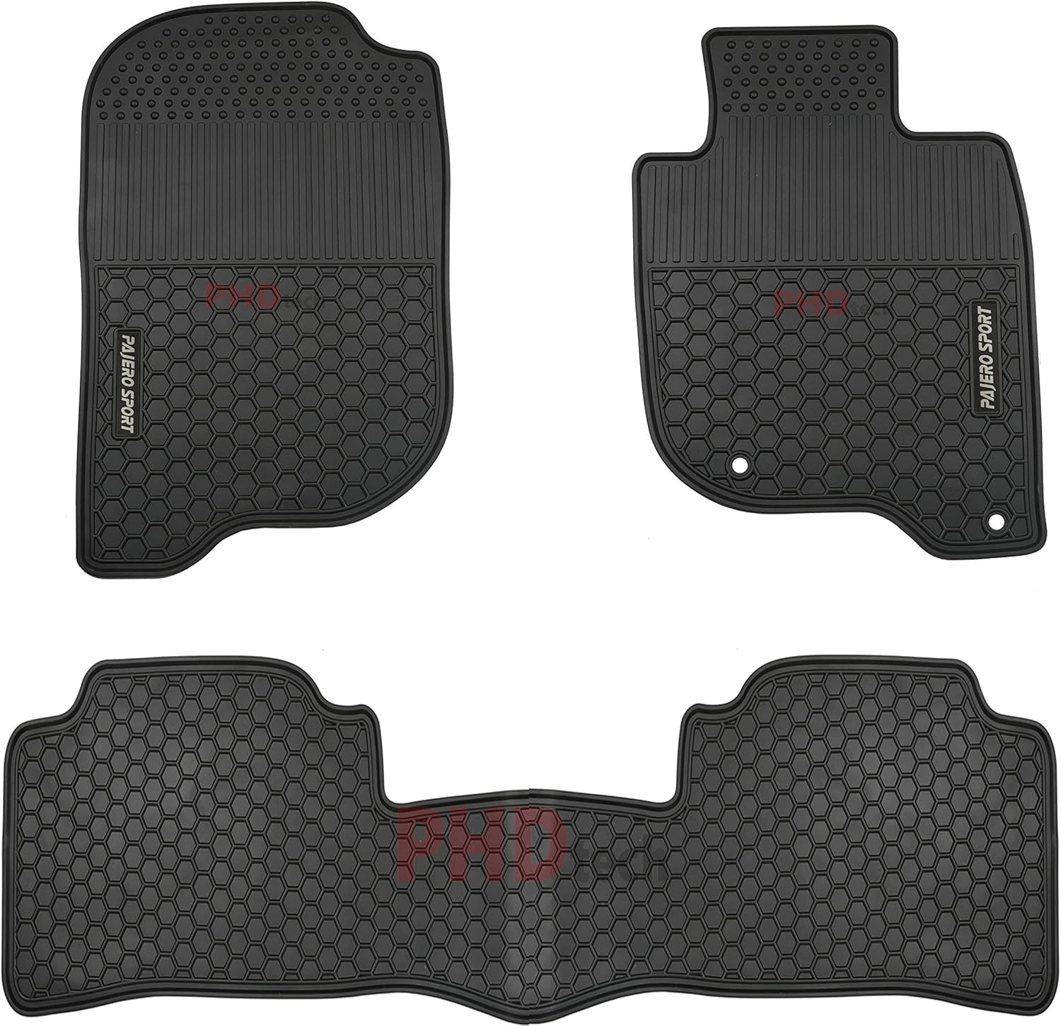 PHDtech Premium Quality All Weather Rubber Car Floor Mats Fit