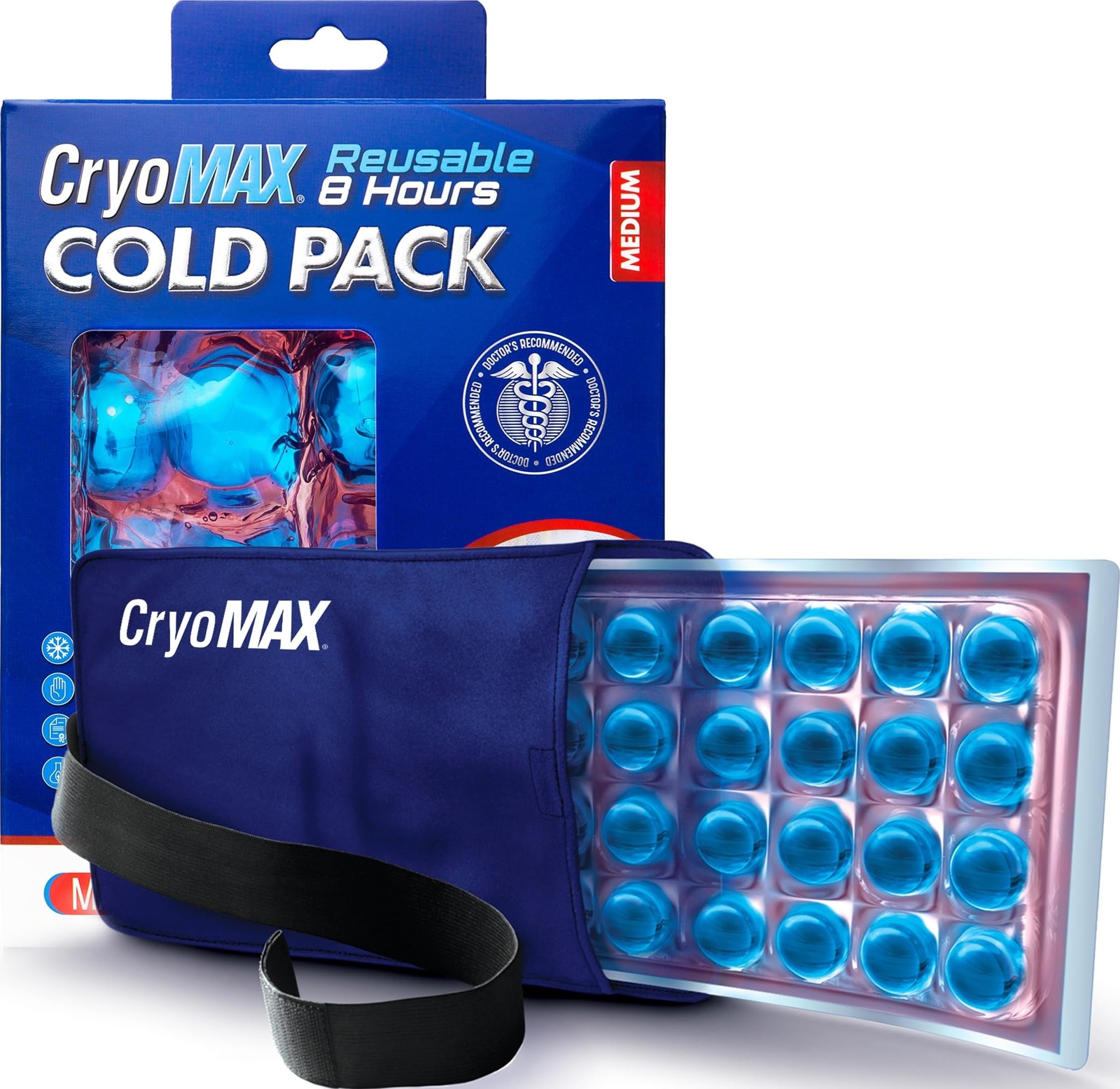 Photo 1 of Cryo-Max Cold Pack - 6" x 12", Medium, Blue