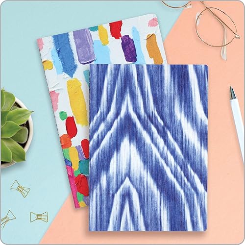 Miniatura 3 de Oxford Fresco Journals - Paquete de diarios texturizados, cuadernos diarios, diarios únicos, 6 x 8.25 pulgadas, 80 páginas a rayas, diario 2