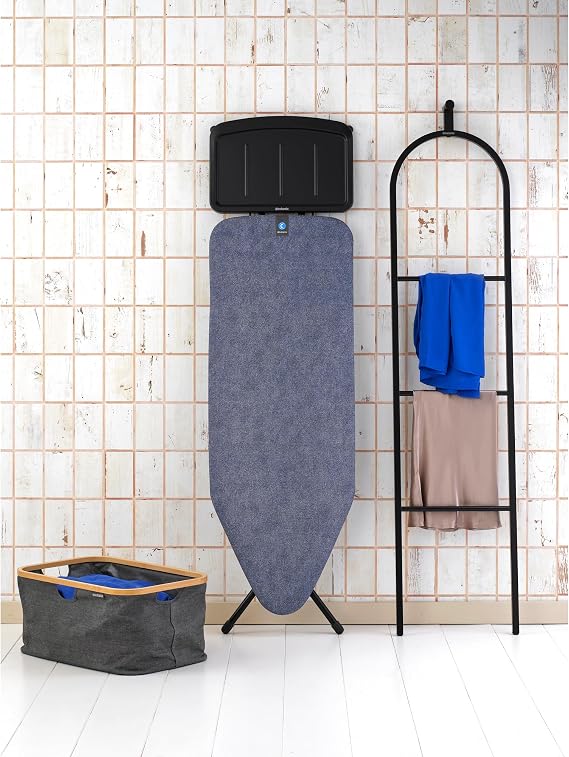 Brabantia Ironing board, steel, denim blue, wide