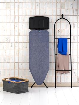 Brabantia Ironing board, steel, denim blue, wide