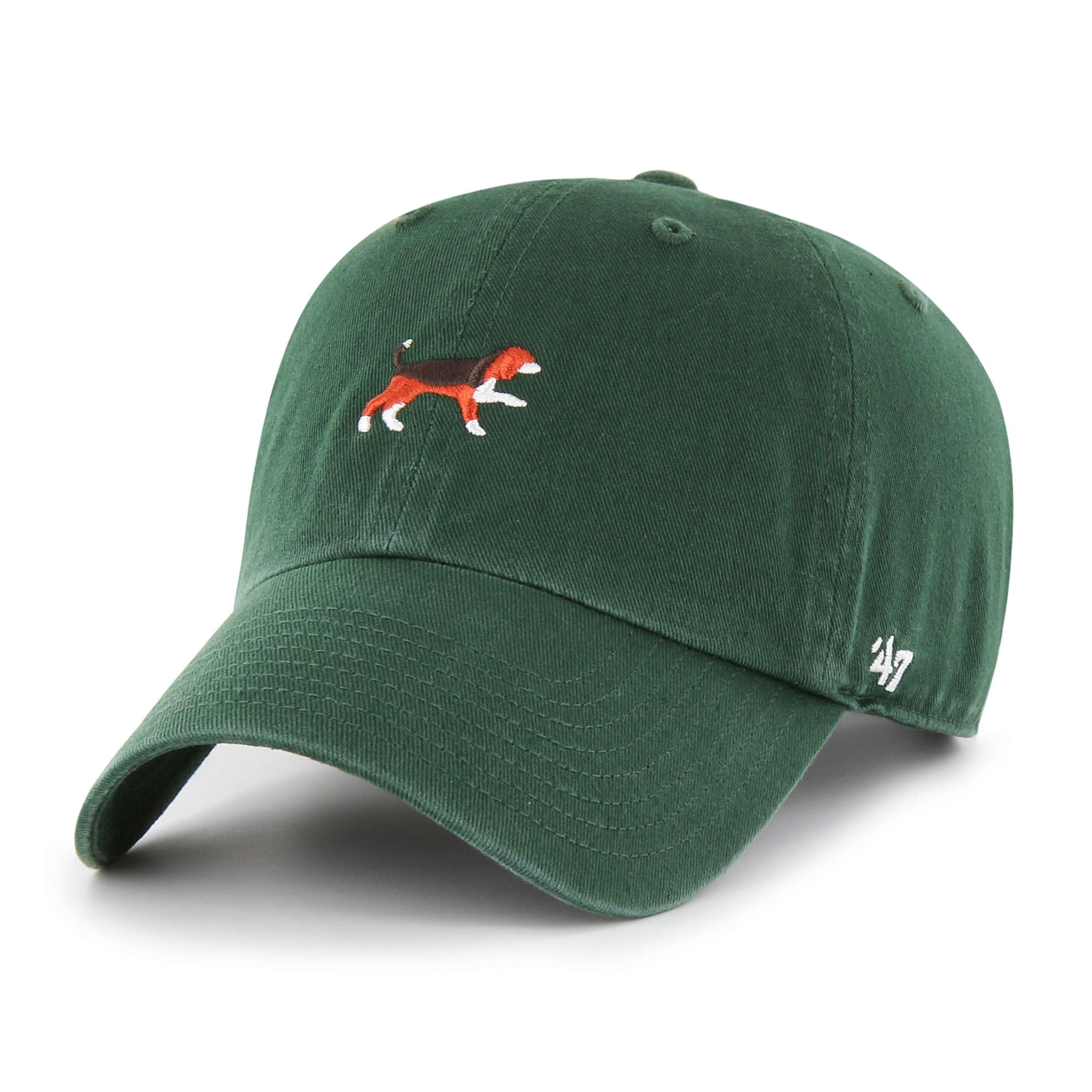 47 Brand Adjustable Clean UP Cap - Dog ICON Beagle Forest Green