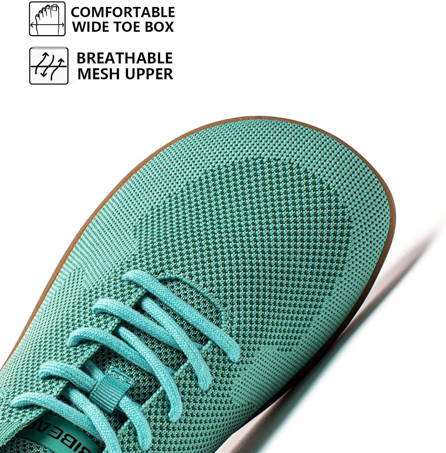 HOBIBEAR Women Barefoot Shoes | Wide Toe Box | Mesh Casual Sneakers