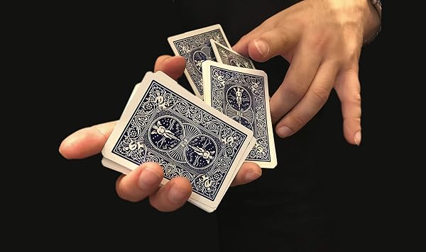 Bicycle Poker Size Standard Index Playing Cards (2-Pack) [Colors May Vary: Red, Blue or Black] - 4