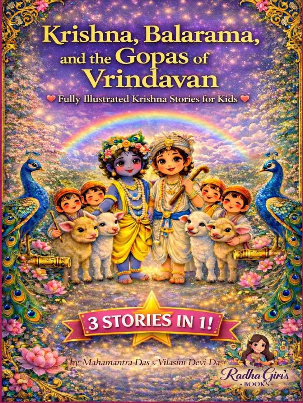 Krishna, Balarama and the Gopas of Vrindavan | Fully Illustrated Krishna Stories for Kids