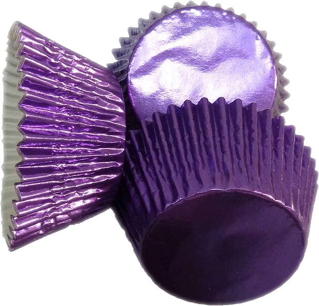 Scrumptious Purple Foil Cupcake x 30 Cases, 5103