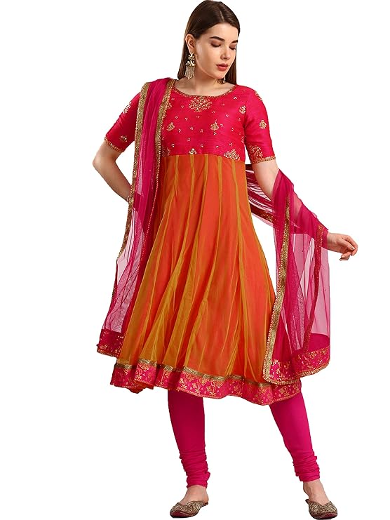 By FBB Embroidered Anarkali Suit Set