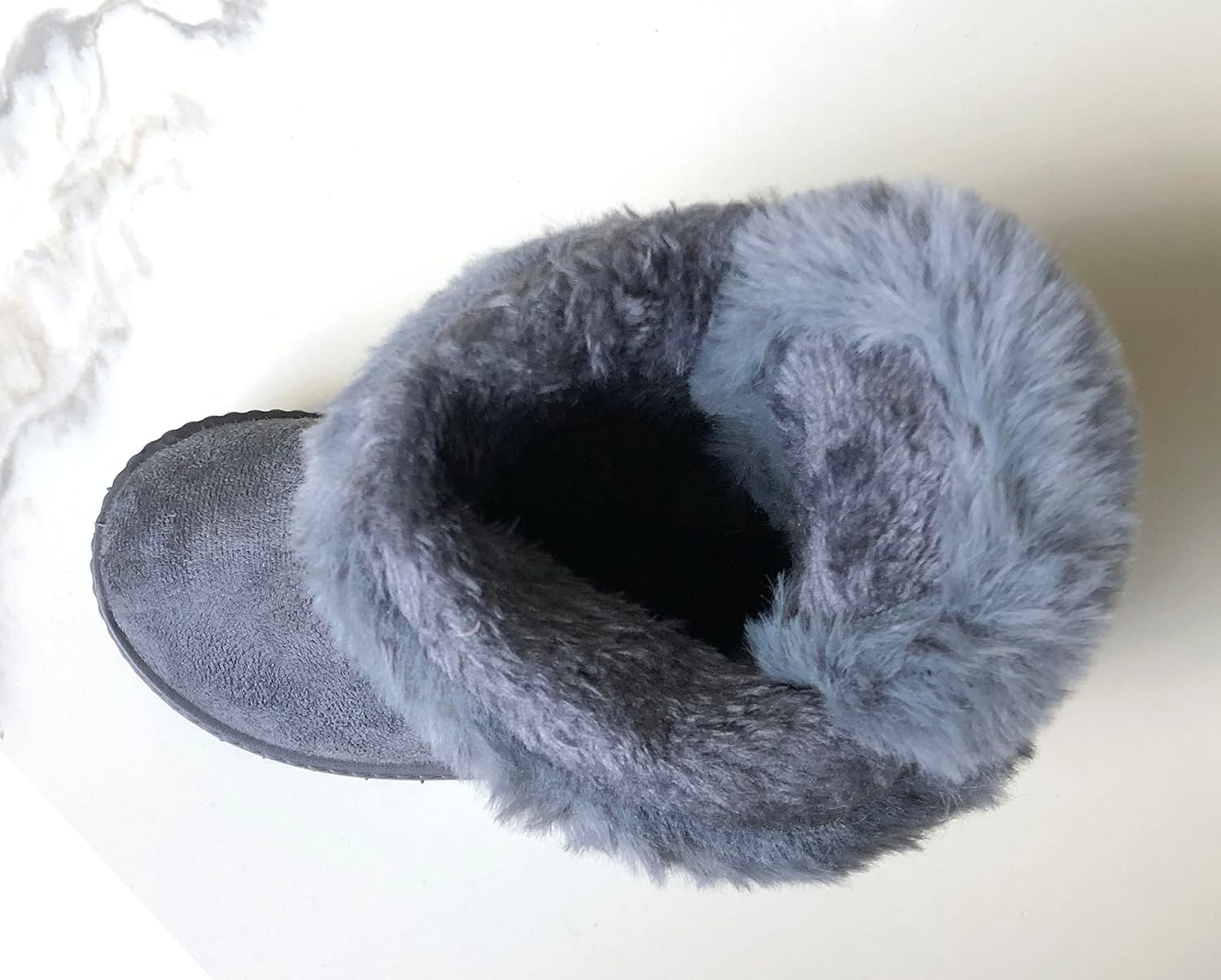 REDVOLUTION Kids Boots Toddler Girls Cute Butterfly Bow | PomPom PU leather Boot (Toddler/Small Kid) - Image 6