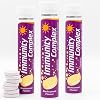 Vitamin Store Immunity Complex Effervescent Tablets, 3 Packs of 20 Blackcurrant Flavoured Immune System Booster Dissolvable Fizzy Supplement - Contains Vitamins C, D, Zinc & Selenium