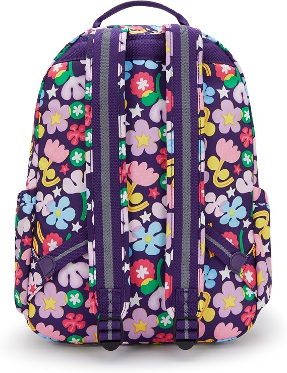 Kipling Women's Seoul Prt 15 Laptop Backpack, Durable, Roomy with Padded Shoulder Straps, Built-In Protective Sleeve