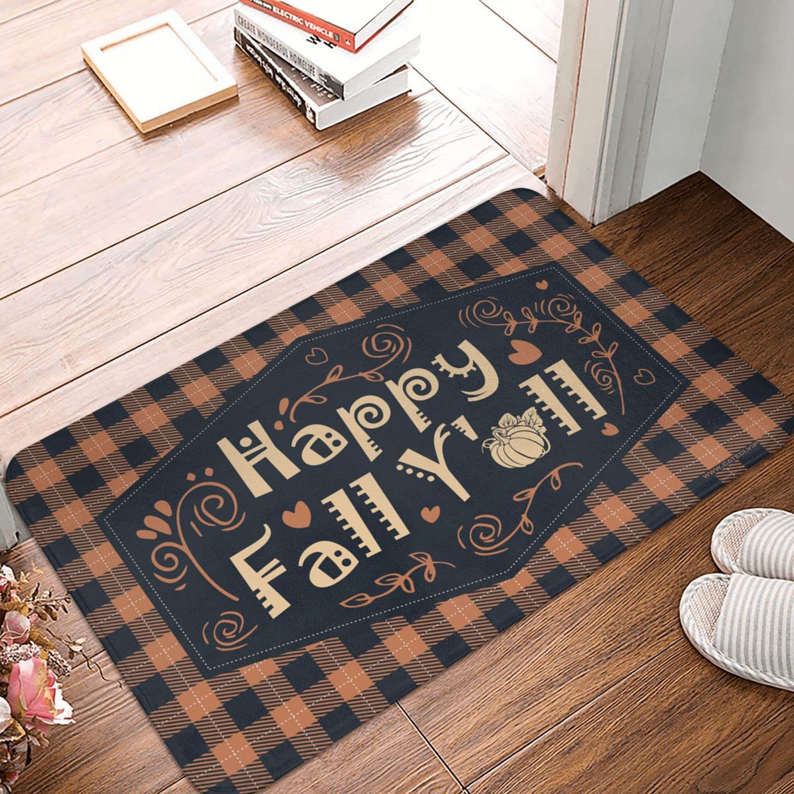 Tapis de bienvenue extérieur automne haut de gamme porche et entrée