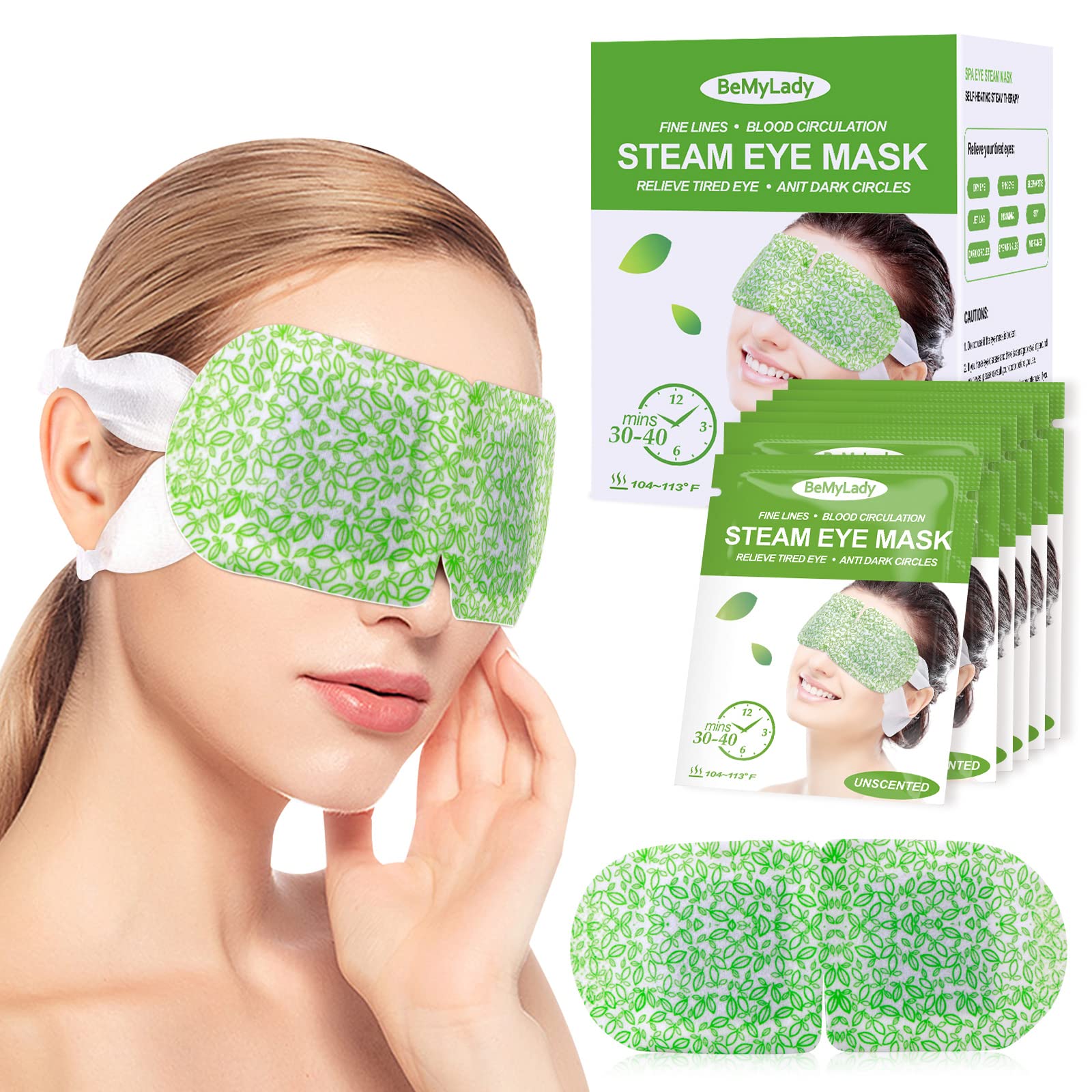 Amazon heated eye mask cordless eye mask for dry eyes fsa hsa eligible eye relief improved sleep washable eye heating pad for travel and