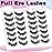 Losha Lashes Fluffy False Lashes 14 Pairs 5D Full Fake Eyelashes Vegan Handmade Faux Mink Lashes Pack (815-Z)