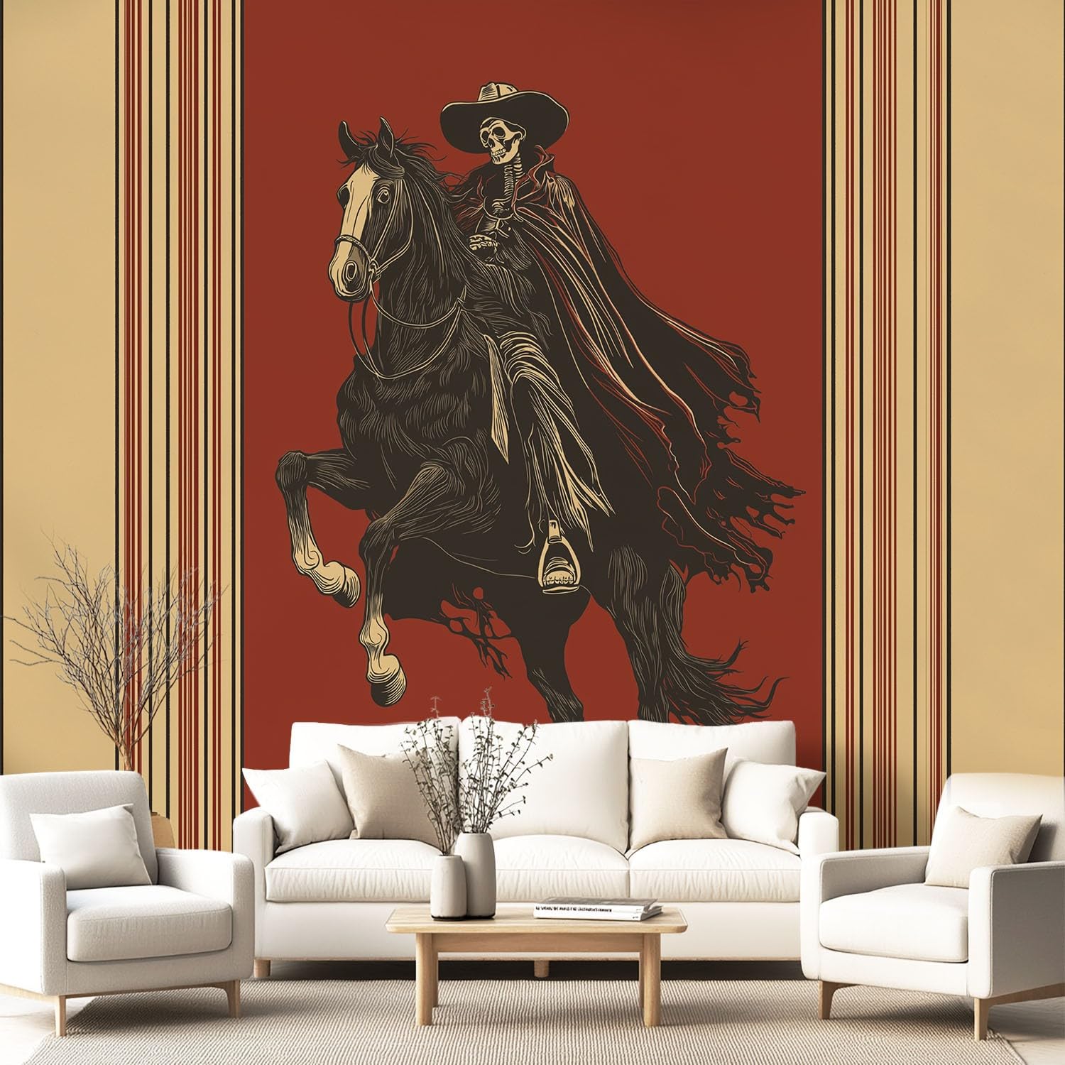 Fresque murale tapisserie 300x210 cm art théâtral et papier peint panoramique