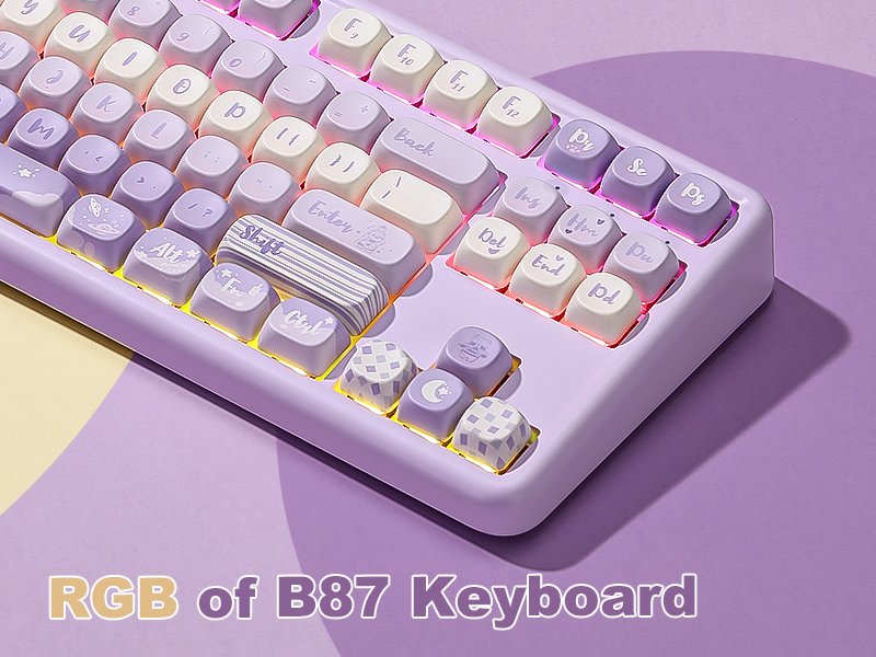 Amazon | YUNZII B87 ワイヤレスメカニカルキーボード ゲーミング