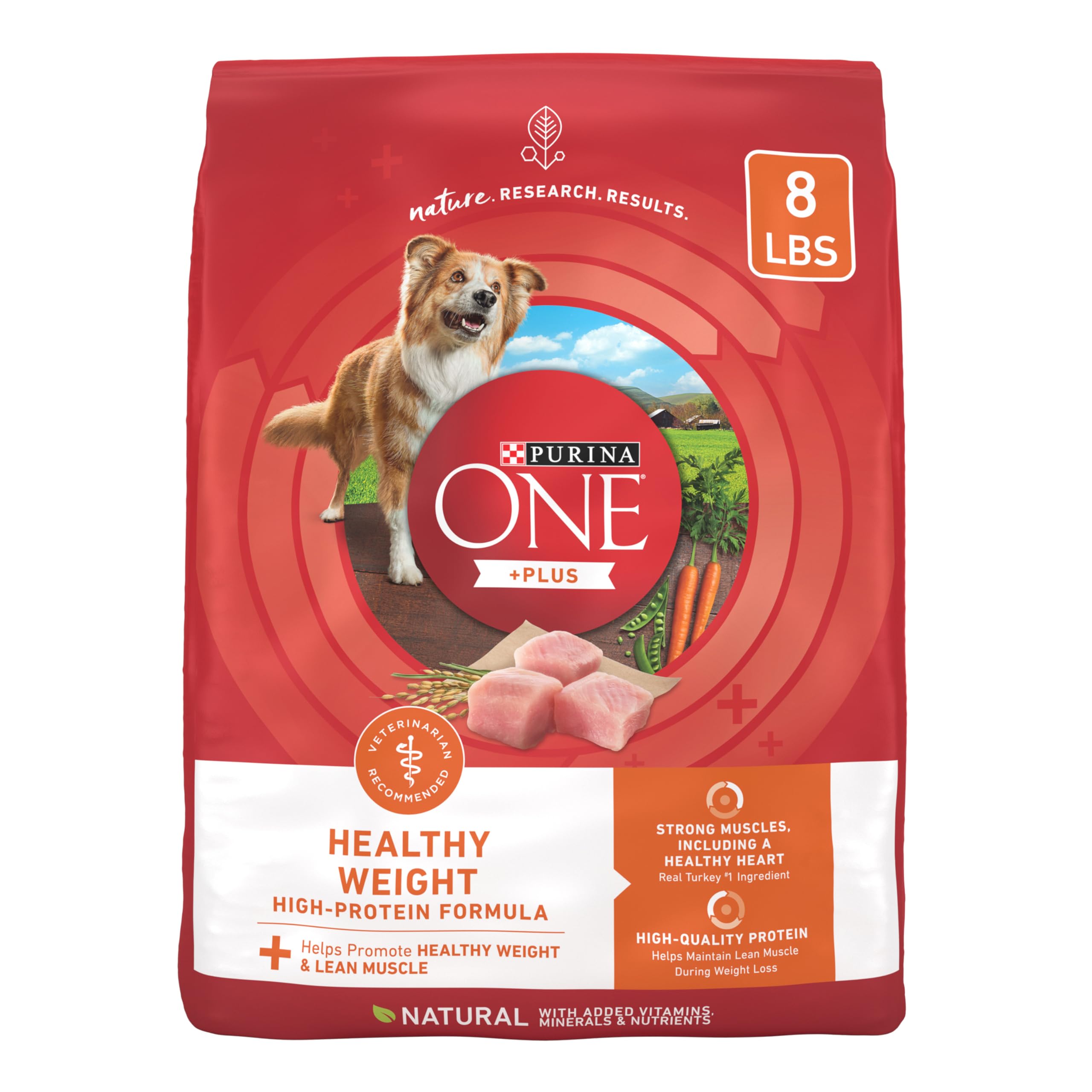 Plus Healthy Weight High-Protein Dog Food Dry Formula - 8 lb. Bag