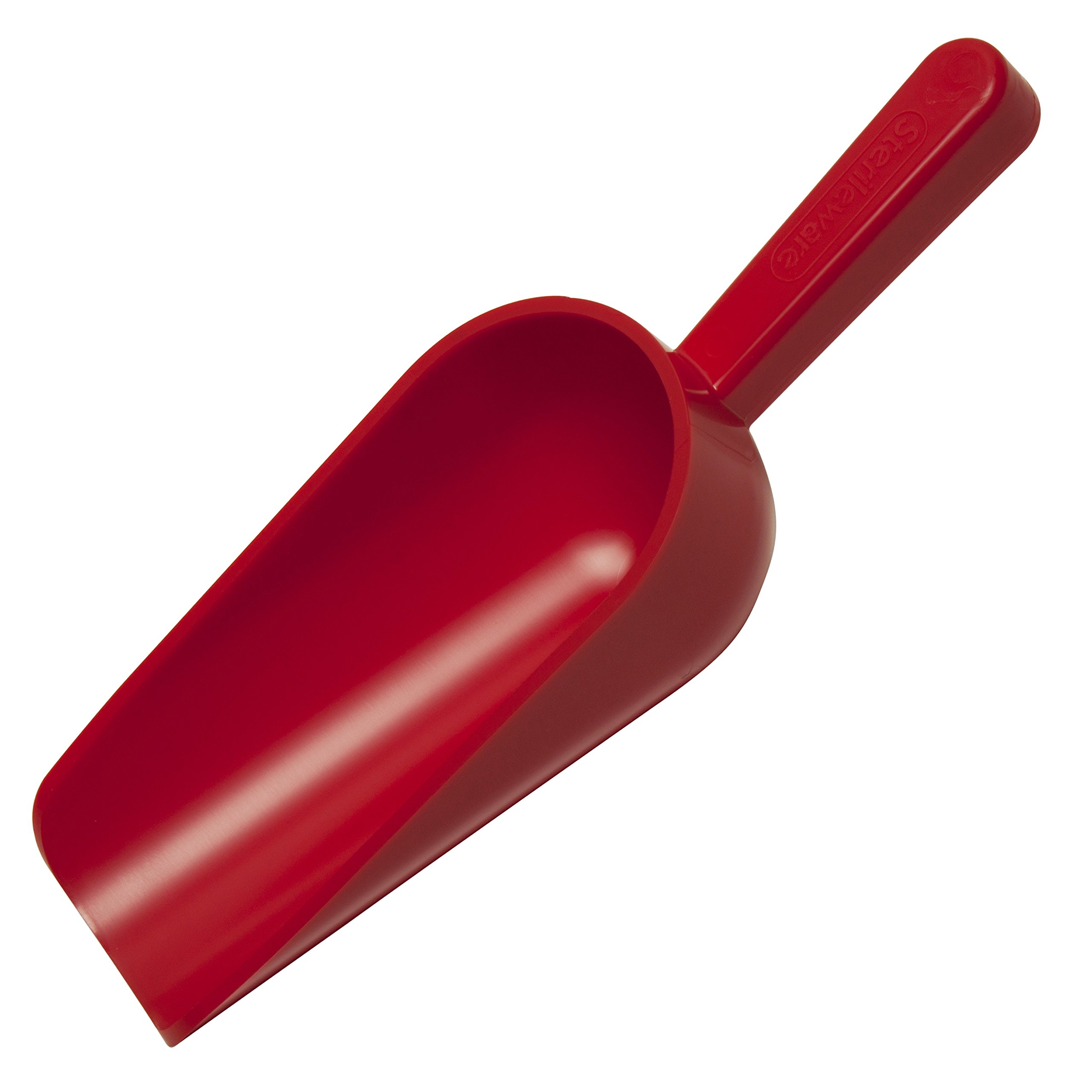 Bel-Art Sterileware Sterile Sampling Scoop; 250ml (8oz), Red, Plastic, Individually Wrapped (Pack of 100) (H36906-2008)