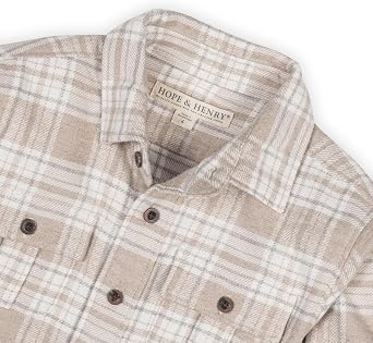 Flannel Shirt with Elbow Patches