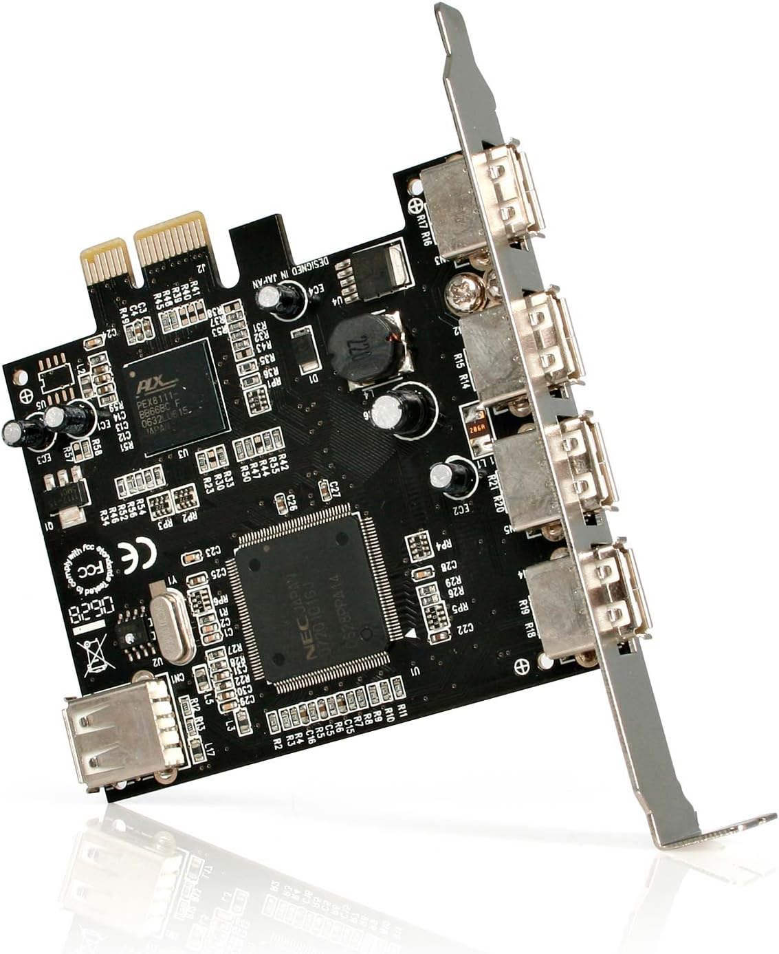 StarTech.com 5 Port PCI Express USB 2.0 Adapter Card (PEX400USB2)